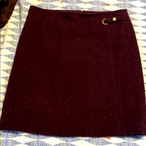Banana Republic Factory burgundy skirt